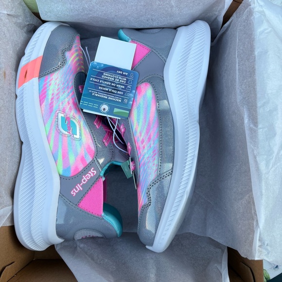 Sport By Skechers Kids Kristin Step-Ins Sneakers, NWT, Size 3 - Picture 2 of 6